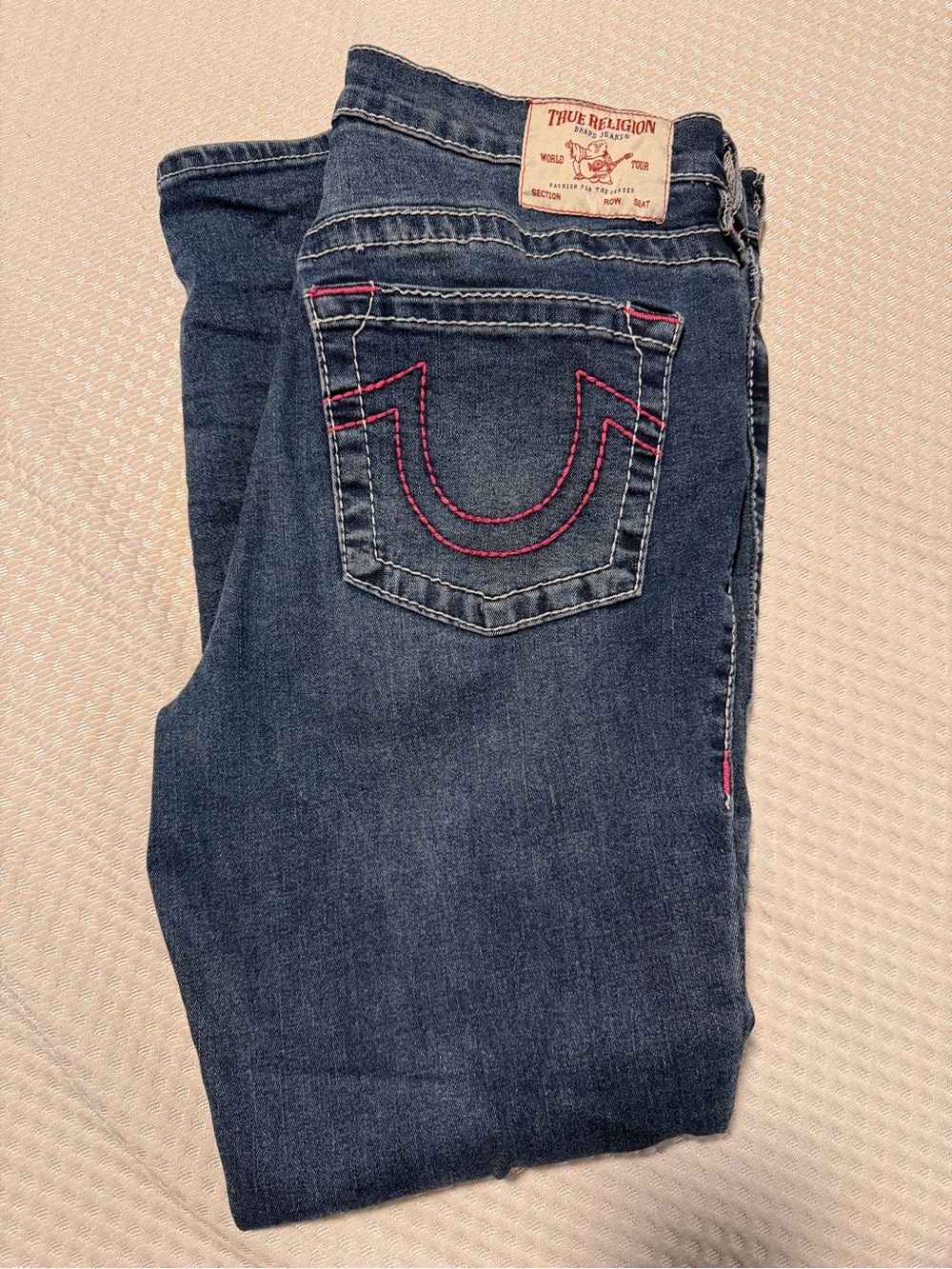 True Religion Halle High Rise Super Skinny Size 30
